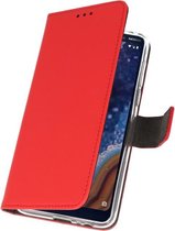 Wicked Narwal | Wallet Cases Hoesje voor Nokia 9 PureView Rood