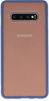 Wicked Narwal | Kleurcombinatie Hard Case voor Samsung Galaxy S10 Plus Blauw
