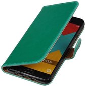 Wicked Narwal | Premium PU Leder bookstyle / book case/ wallet case voor Samsung Galaxy A5 (2016) A510F Groen