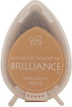 Inktkussen Brilliance Dew drops Pearlescent Beige (1 st)