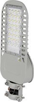 LED Straatlamp Slim - Viron Unato - 50W - Natuurlijk Wit 4000K - Waterdicht IP65 - Mat Grijs - Aluminium - SAMSUNG LEDs - BSE