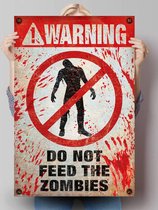 Poster Warning! Do Not Feed The Zombies 91,5x61 cm