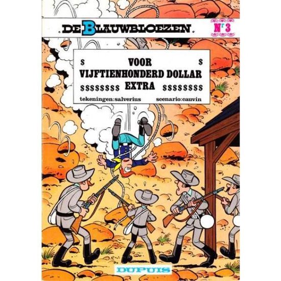 Cover van het boek 'Blauwbloezen 03 1500 $ Extra' van  Lambil