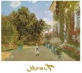 Kunstdruk Claude Monet - La casa della artista 70x50cm