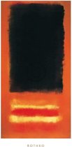 Kunstdruk Mark Rothko - Untitled 50x100cm