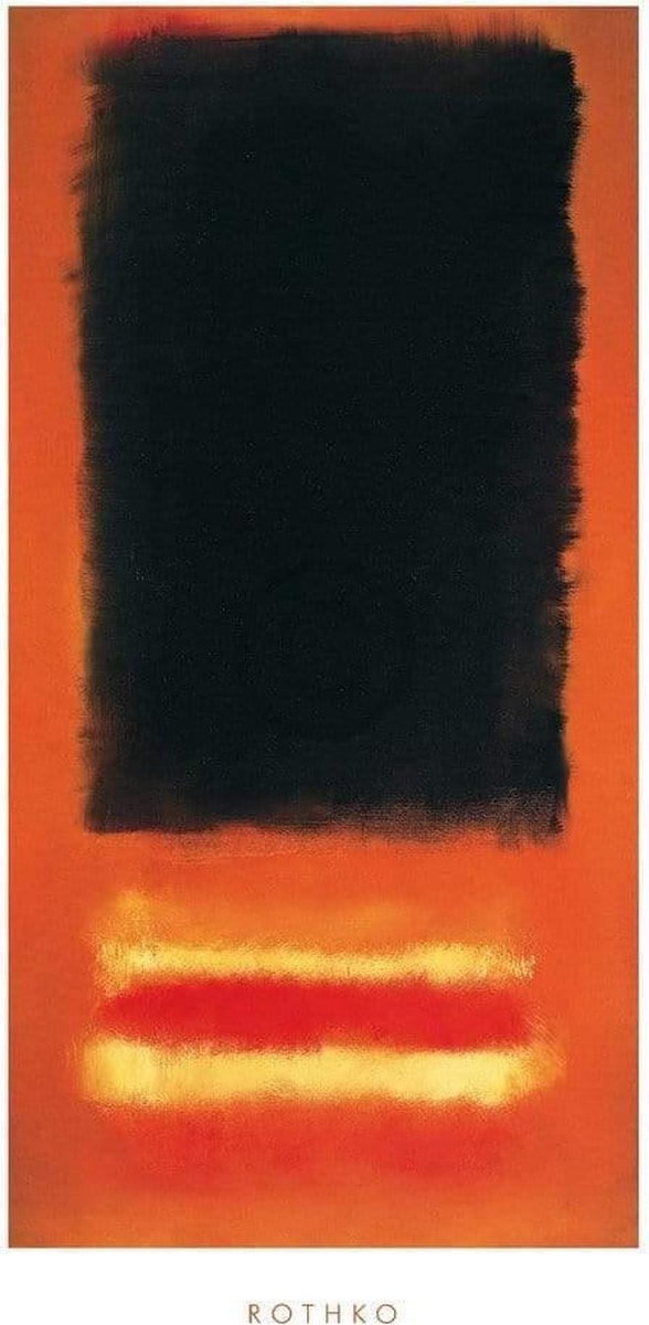 PGM Kunstdruk Mark Rothko - Untitled 50x100cm Divers