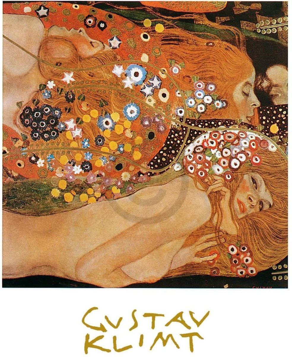 PGM Kunstdruk Gustav Klimt - Acqua Mossa 50x70cm Divers
