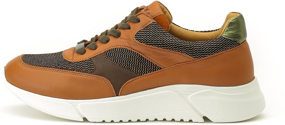 Kunoka Ari holographic cuoio Sneakers Dames maat 36 Bruin Groen Wit -  Schoenen.nl