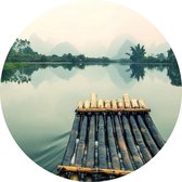 Wizard + Genius Raft Trip in China Fleece Papier peint photo Wallpaper 140x140cm rond