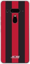 HTC U12+ Hoesje Transparant TPU Case - AC Milan #ffffff