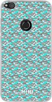 Huawei P8 Lite (2017) Hoesje Transparant TPU Case - Minecraft - Diamonds! #ffffff