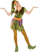 ATOSA - Kleurrijk boskabouter kostuum voor vrouwen - XL