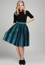 Collectif Jasmine Twilight Stripe 50's Swing Rok