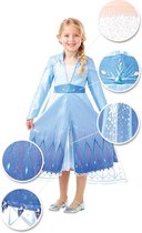 RUBIES FRANCE - Elsa Frozen 2 kostuum voor meisjes - Premium - 110/116 (5-6 jaar)