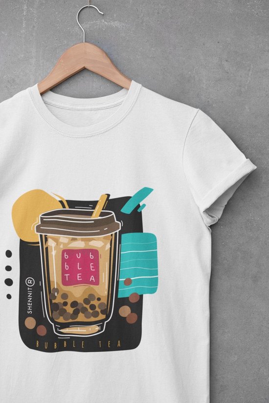 Boba Milk Tea T-Shirt - Melk Thee Tapioca Asian Drank Food Lover Bubble |