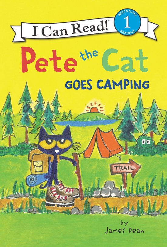 I Can Read 1 - Pete the Cat Goes Camping - cover