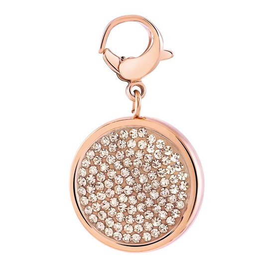 Just.D Daydream - JUST.D Pendentif en acier rose lettre cristal