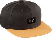 Reell 6 panel Pitchout snapback Dark Grey-Sand