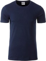 James and Nicholson - Heren Standaard T-Shirt (Marine)