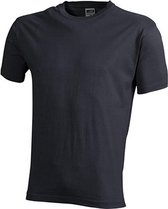 James and Nicholson - Heren Workwear T-Shirt (Donkergrijs)