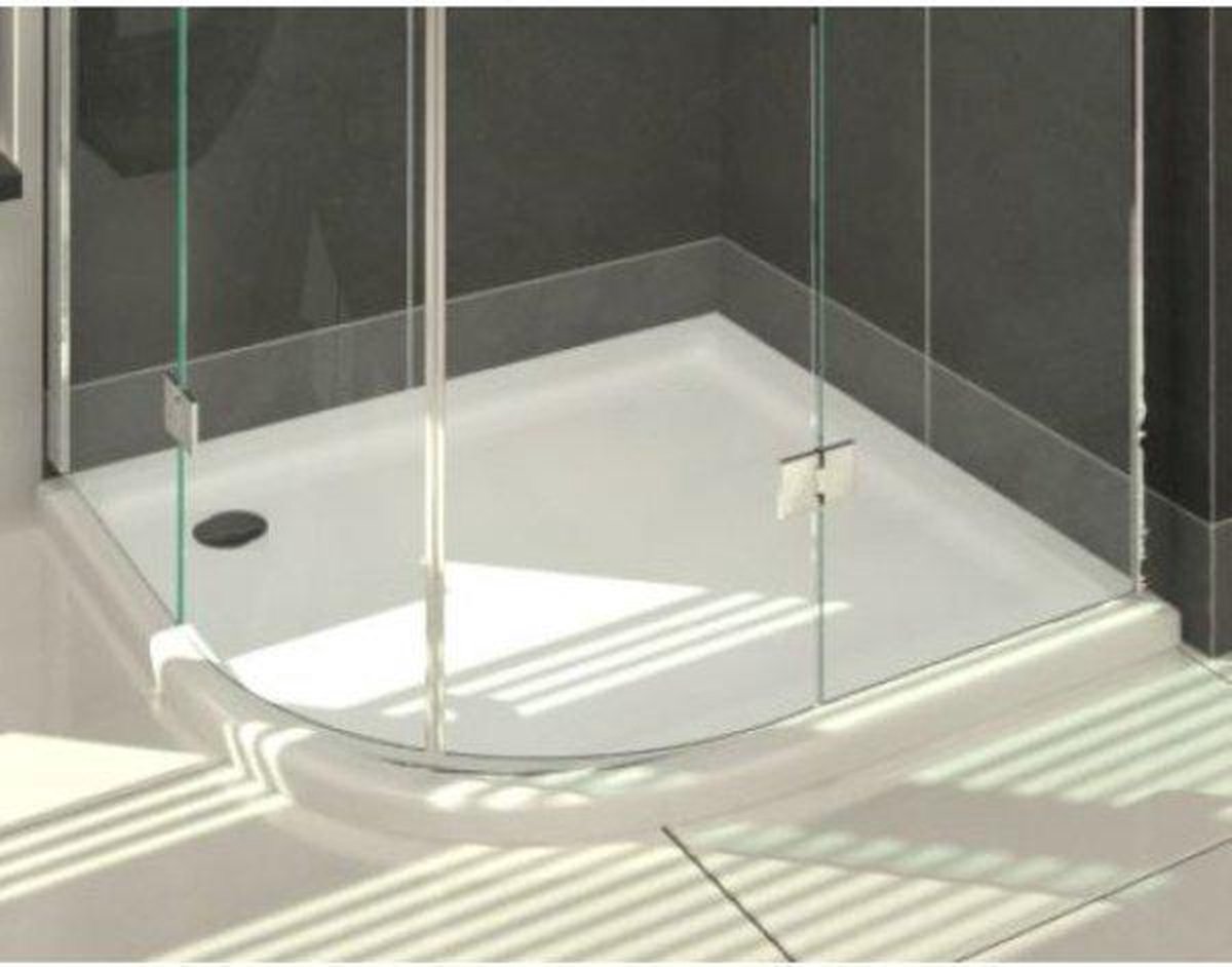 Saniclass Selva douchebak 90x90x3.5cm kwartrond SMC
