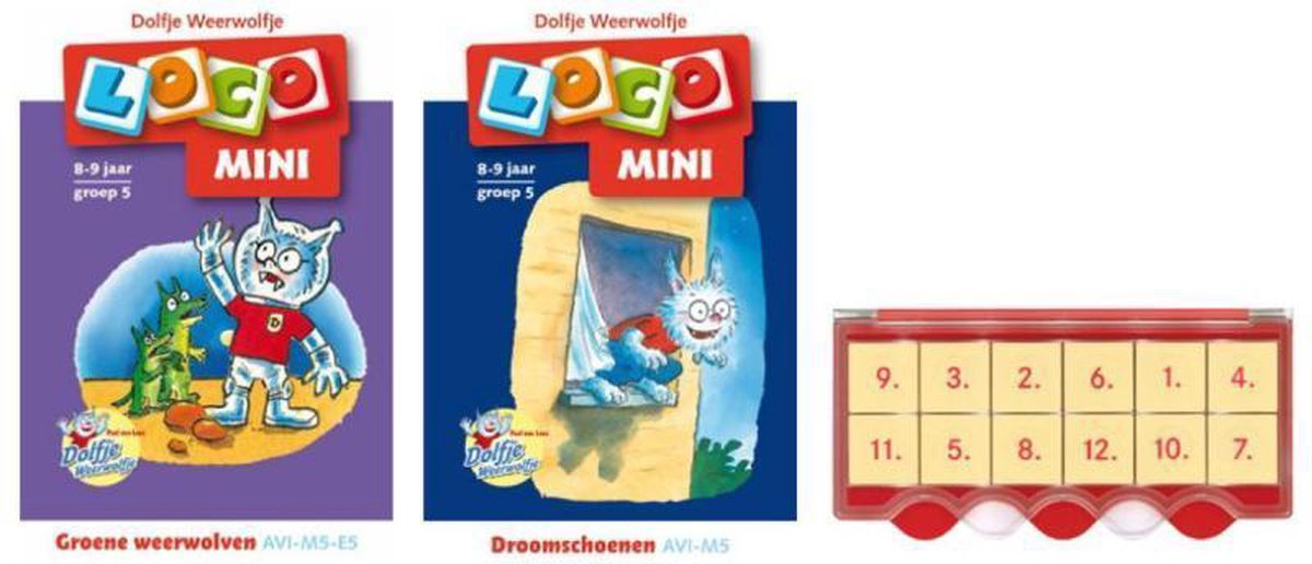 bol.com | Loco Mini - Loco Mini Dolfje Weerwolfje (doos + 2 boekjes