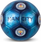 Manchester City voetbal handtekeningen blauw