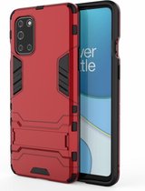 Coverup Armor Kickstand Back Cover - Geschikt voor OnePlus 8T Hoesje - Rood