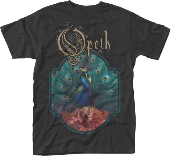 Opeth Stilleven T-shirt voor heren, klein zwart, Zwart, S