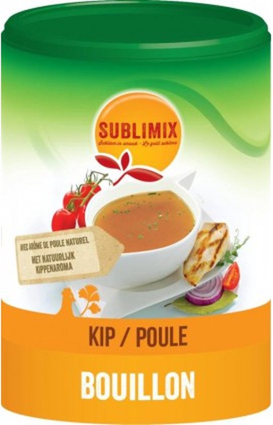 Sublimix Kippenbouillon Glutenvrij 225gr bol