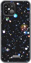 6F hoesje - geschikt voor iPhone 12 - Transparant TPU Case - Galactic Bokeh #ffffff