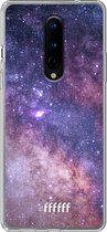 OnePlus 8 Hoesje Transparant TPU Case - Galaxy Stars #ffffff