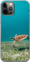 6F hoesje - geschikt voor iPhone 12 - Transparant TPU Case - Turtle #ffffff