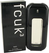 FCUK 3 Eau De Toilette Him 100 ml - Voor Mannen