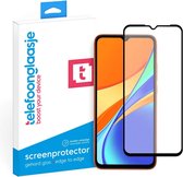Telefoonglaasje Screenprotectors Geschikt voor Xiaomi Redmi 9C - Volledig Dekkend - Gehard Glas Screenprotector Geschikt voor Xiaomi Redmi 9C - Beschermglas van rand tot rand