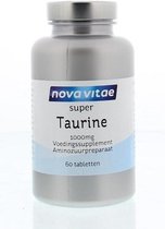 Nova Vitae - Taurine - 1000 mg - 60 tabletten