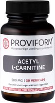 Proviform Acetyl L-Carnitine - 500 - 30 V-Capsules – Voedingssupplement