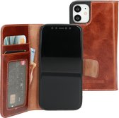 Mobiparts Wallet Case Apple iPhone 12 Mini Oaked Cognac hoesje