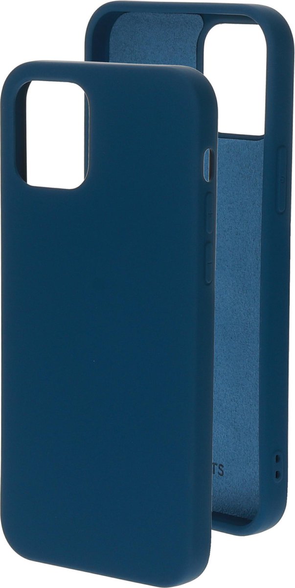 Mobiparts hoesje geschikt voor de Apple iPhone 12/12 Pro - Siliconen - Blauw