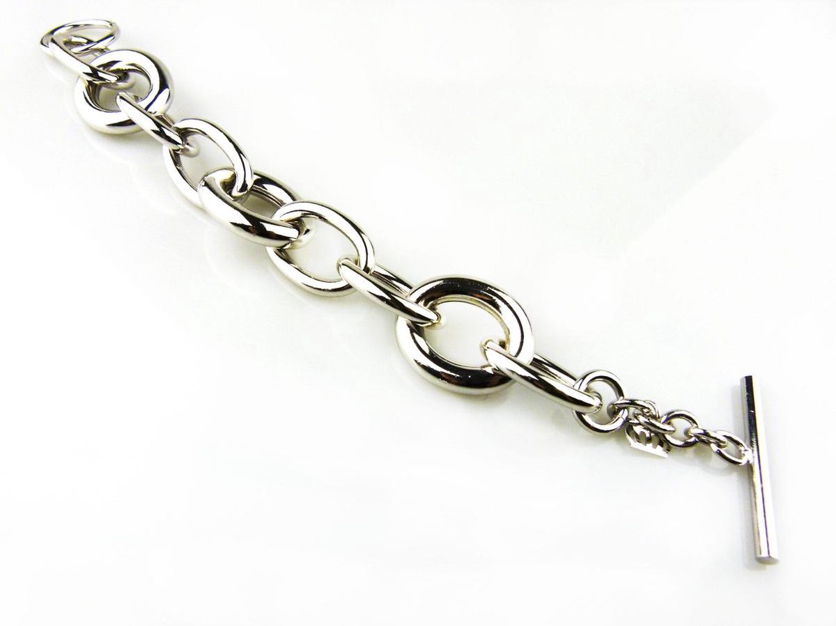 armband in brons model Fashion Glam - zilverkleurig
