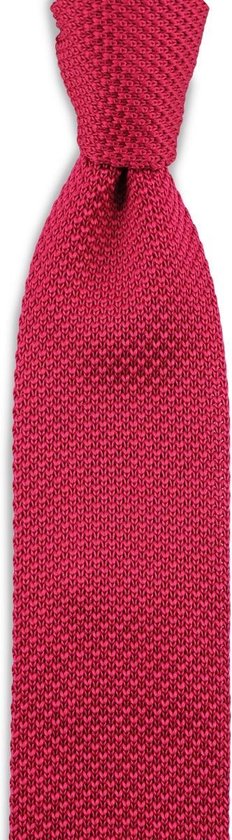 We Love Ties - Stropdas gebreid raspberry - polyester