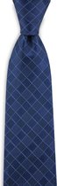 We Love Ties - Stropdas Net Worth - geweven zuiver zijde - blauw