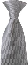 We Love Ties Cravate de sécurité gris, polyester tissé repp