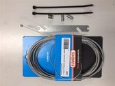 Versnellingskabelset Elvedes Nexus 4/7/8V 1700 / 2250 mm RVS - zilver (op kaart)