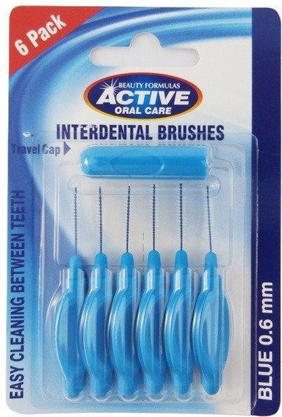 Interdental Cleaners For Interdental Spaces 0.60mm 6 Pcs