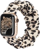 Scrunchie band - panter - Geschikt voor Apple Watch
