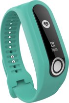 Touch silicone gesp band - groenblauw - Geschikt voor Tomtom