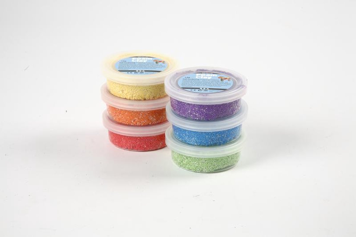 Creot Foam Clay - Zelfhardende klei set met 6 metallic kleuren — afbeelding 4