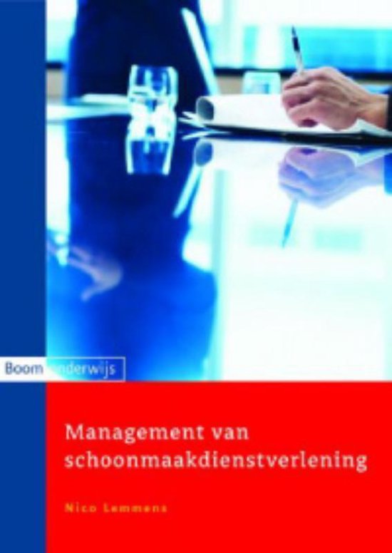Cover van het boek 'Management van schoonmaakdienstverlening / druk 4' van N.G.R. Lemmens