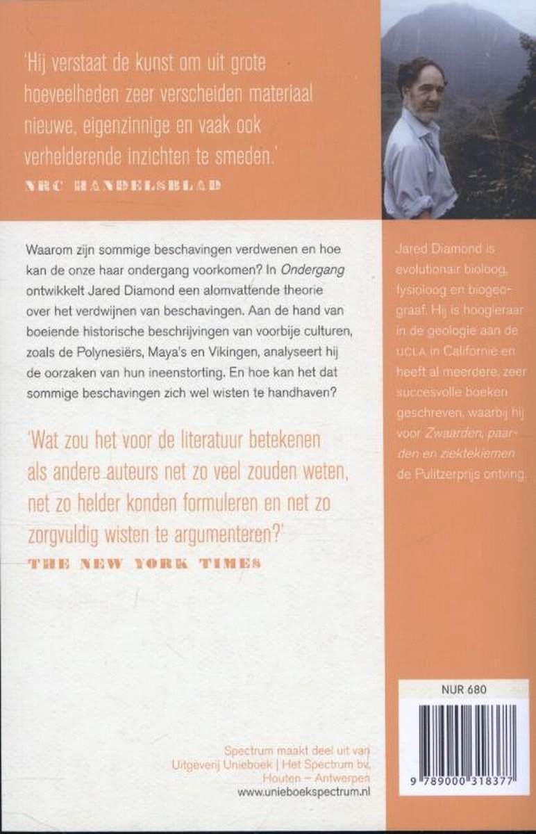 Ondergang - back cover
